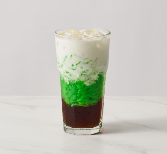 'Chendol', a sweet creamy drink